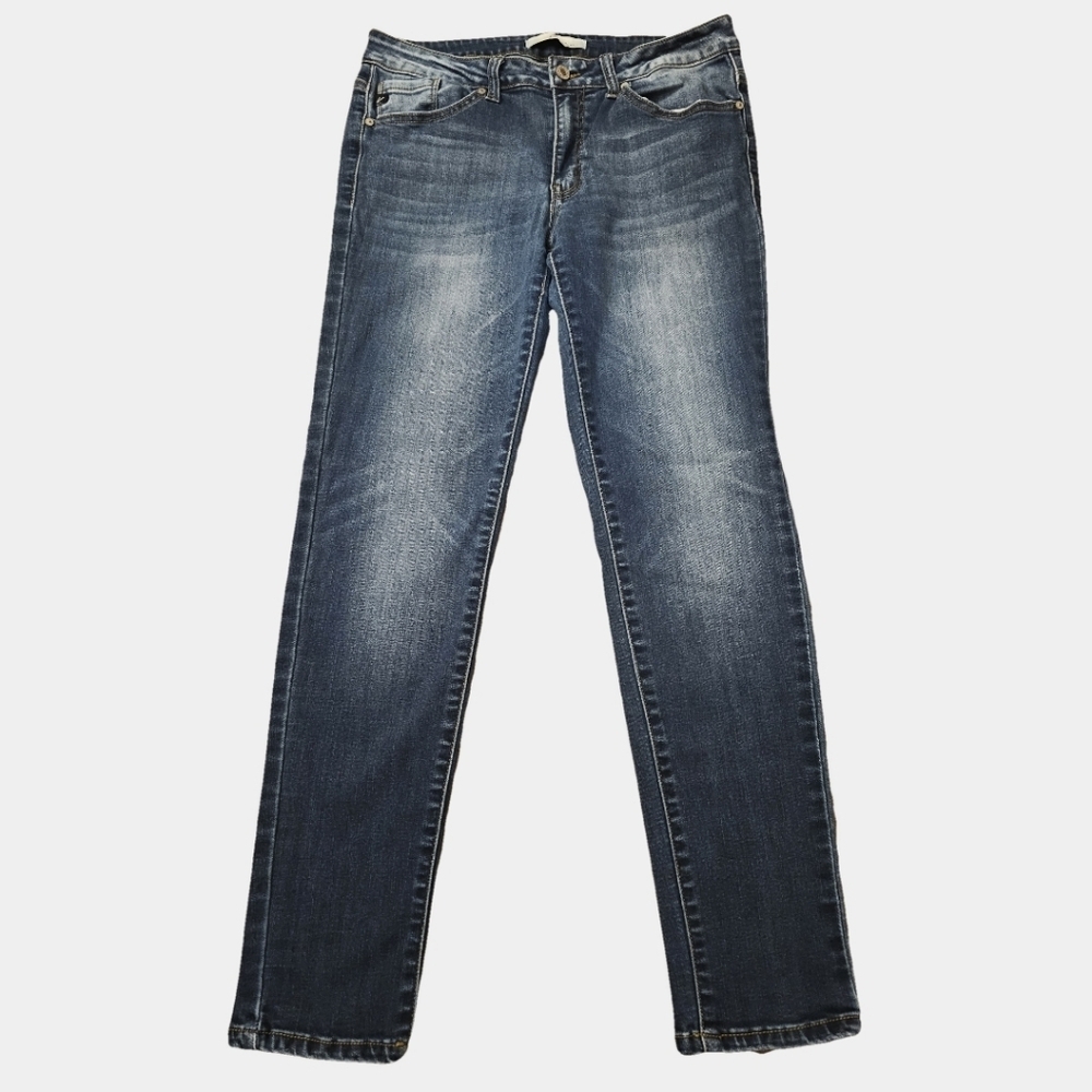 KanCan Mid-Rise Medium Wash Skinny Ankle Jeans Size 13